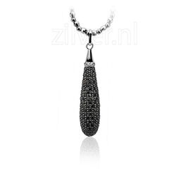 Zinzi Pegelhanger Zwart Zirkonia Zih935z
