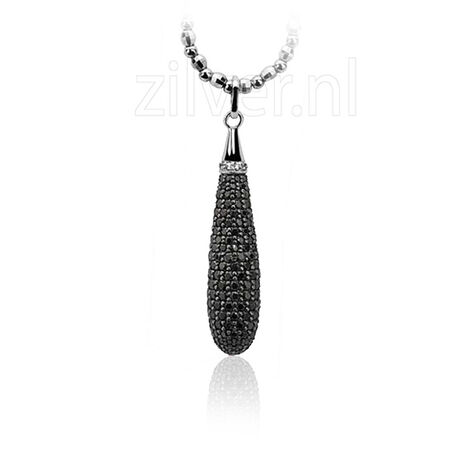 Zinzi Pegelhanger Zwart Zirkonia Zih935z
