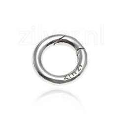 Zilveren sluitring 15 mm Zinzi ZI362