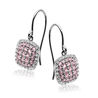zilver oorbellen rosé zirconia zio887r zinzi