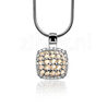 Zilver hanger champagne en wit zirkonia zih887c Zinzi