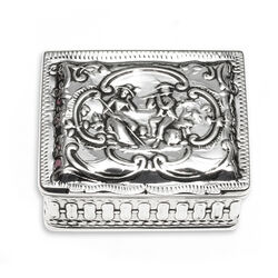 zilveren snuifdoos 18e eeuws antiek zilver