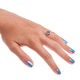 Zilver ring met amethist en zirconia