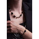 Fabergé collier en armband onyx AO-04