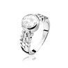 Zinzi ring grote witte zirkonia zir866