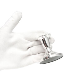 Klein zilveren kandelaartje filetrand 6 cm