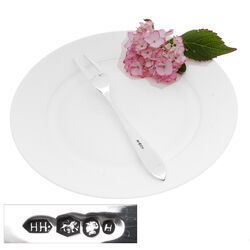 Zilveren belegvorkje model puntfilet