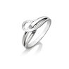Zilveren ring met diamantje Hot Diamonds Forever
