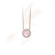 Zilver schuifhanger roze zirkonia Silver Rose