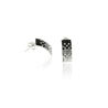Zwart wit crystals oorbellen MY iMenso 270869