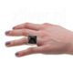Zilveren ring onyx Lapponia Montenera 650700