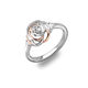 Zilver ring met rosé accenten Hot Diamonds DR123