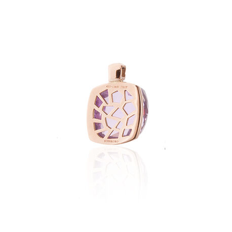 Roségouden hanger Ice amethist Superoro