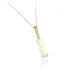 Superoro gouden hanger peridot preniet