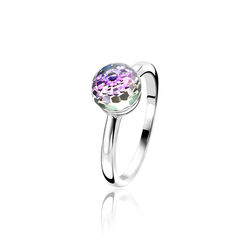 Zilveren ring multicolor kristal ZIR1069p Zinzi