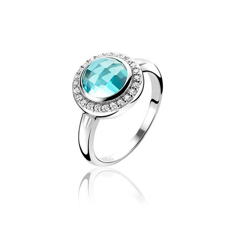 Zinzi turkooise ring ZIR1085