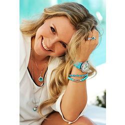 Zinzi turkooise ring ZIR1085