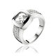Zinzi zilveren ring zirkonia ZIR1156