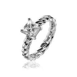 ZINZI gourmetschakelring zirkonia ZIR1163