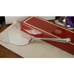 Zilveren lasagneschep van Schiavon model Hollands glad