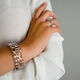 Mart Visser zilveren armband met ovale schakels, elegant design