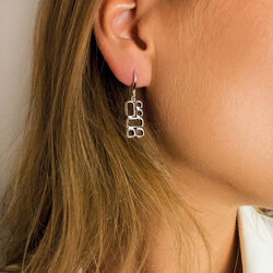 Zilver oorbellen MVO3 Mart Vissier Zinzi