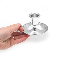 Zilver blaker met oor