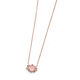 Rosé collier rozenquartz N3746p Elements