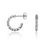 Zilver oorstekers met diamantje Shore DE428 Hot Diamonds