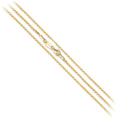 Verguld jasseron ketting flat 38 cm 27-0022 MY iMenso