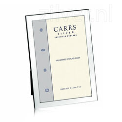 Fotolijst smal zilver montuur Carrs 13 x 18 cm FNPR4/W