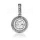 rond zilver hangertje met zirkonia zih1187 zinzi