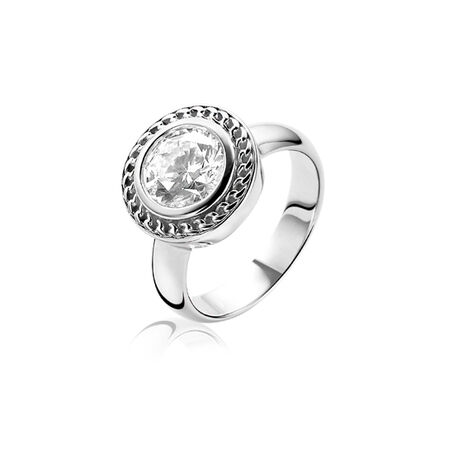 Zilveren ring zirkonia Zinzi ZIR1187