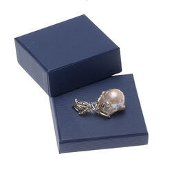 Zilver hanger grote zoetwater parel