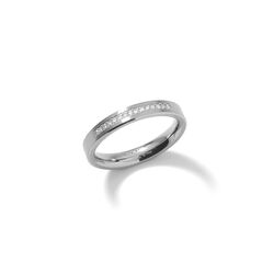 ring titanium met briljant van Boccia 0120-04