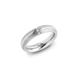Boccia titanium ring briljanten 0131-03