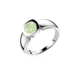 Zinzi pastel groene zirkonia ring ZIR1150M