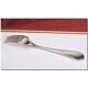 Zilveren dienvork model Glad van Schiavon grote stevige 1e gehalte zilveren vork