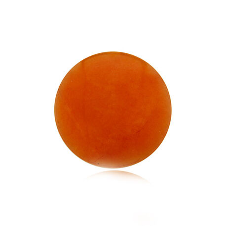 MY iMenso 33mm Oranje Jade Edelsteen 331214
