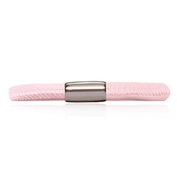 Roze leren armband Endless 12113