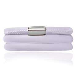 Lavendelkleurige armband Endless 3 rijen