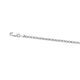 Jasseron armbandje 18 cm zilver