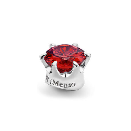 MY iMenso middensteen rode zirkonia 8 mm voor Elegance ring 280805