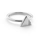 Zilver ring Silhouette Triangle Hot Diamonds DR171