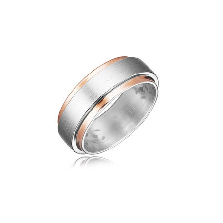 Verwant Startpunt hartstochtelijk Zilveren ring Modern Shape Bicolor - Esprit Esrg92278b bij Zilver.nl