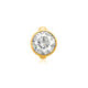 Endless vergulde charm Zirkonia