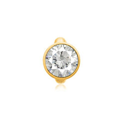 Endless vergulde charm Zirkonia
