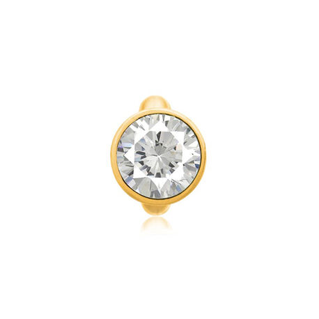 Endless vergulde charm Zirkonia
