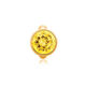 Endless bedel Round Citrine Dome 51203-5