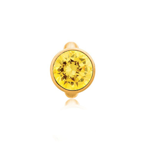 Endless bedel Round Citrine Dome 51203-5